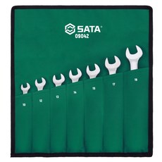 SATA 可彎式齒輪扳手7件組 09042, 1套