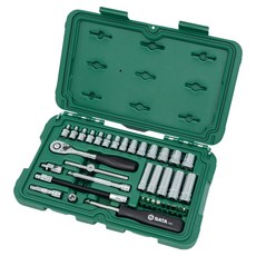 SATA 6.3mm 六角套筒扳手 36件組 09001, 1套