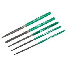 SATA 迷你金工銼刀5件組 185mm 03901, 1套