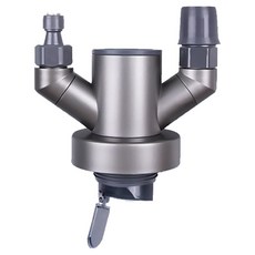 ANTIAN 廚房下水道三通防臭轉接頭/廚房浴室防臭防溢水地漏/下水道分水器, 1個