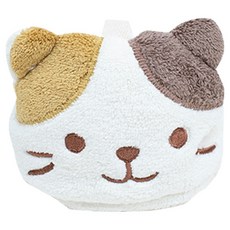 日本可愛動物系列 擦手巾, 咖啡耳小貓, 1條
