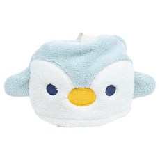 日本可愛動物系列 擦手巾, 綠企鵝, 1條