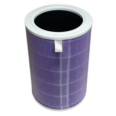 PUREBURG 高效HEPA空氣濾網濾心 含活性碳層 適用型號 小米/米家1代 AC-M1-CA/2代 2S 3代 AC-M6-SC/Pro AC-M3-CA, 1個, PURPLE-01