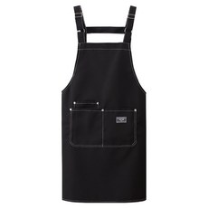 타미나요 간편한 앞치마, 블랙, 1개