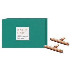 DAILY LAB 小金條系列 車載香氛盒 金色雙支套裝 DLCX3010, 1組, 滿杯柚子香