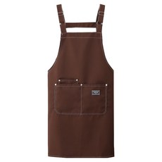 타미나요 간편한 앞치마, 브라운, 1개