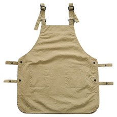 聰明大嬸美術用雙面防水圍裙, 米色
