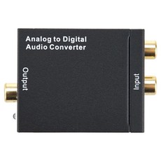 YTEK ADC 音訊光纖 類比轉數位 光纖音訊輸出支援 轉換器, 1個, YT-ADC1A