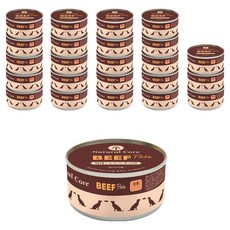 네츄럴코어 어덜트 강아지 파테 주식캔, 닭+소, 85g, 24개