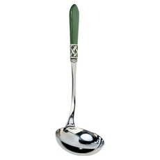 BUGATTI 阿拉丁 裝飾環 霧面 斯普雷德 湯勺, 1個, 維德綠