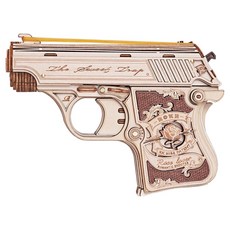 Robotime DIY 木製迷你槍 LQ502, 115件, 1個, 混合色