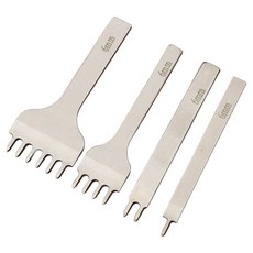 Khohimo 格里夫歐爾皮革打孔器4件組 6mm 5W0368, 銀色, 1套