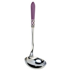 BUGATTI 阿拉丁 裝飾環 霧面 斯普雷德 湯勺, 1個, 紫丁香色
