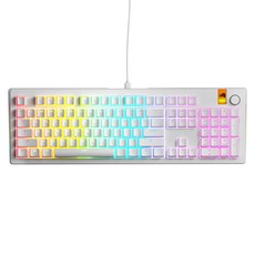 글로리어스 Prebuilt 8K 래피드 트리거 지원 게이밍 키보드 100%, 화이트, GMMK 3 HE, 마그네틱축(자석축)