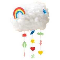 minhwashop PVC 彩虹雲朵燈 DIY套組 UDPOM0192, 單一商品, 單一商品, 混合色