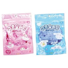 산리오 캐릭터즈 구름 슬라임 스티커 세트, 2세트, 랜덤발송