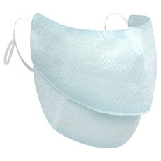 인콘트로 아사 자외선 차단 2단 스포츠 골프 마스크, 솔리드 블루, 1개