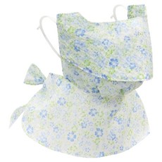 인콘트로 아사 자외선 차단 올커버 스포츠 골프 마스크, 블룸 하늘색, 1개