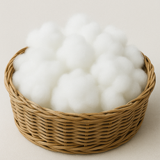 雲朵棉 1kg, 1個, 白色