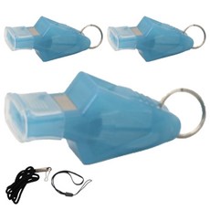 防身運動裁判哨子, 3個, 藍色, 藍色, 藍色