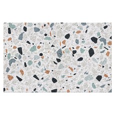 好物良品 藝術系列 大尺寸可剪裁玄關大門絲圈刮泥墊 120 x 80cm, 水磨石, 1個