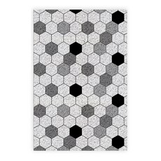 好物良品 藝術系列 大尺寸可剪裁玄關大門絲圈刮泥墊 180 x 120cm, 六角蜂巢, 1個