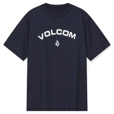 Volcom 男士 Essential 防磨 T恤 VA252RG101, 海軍藍