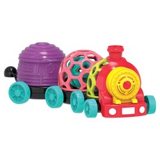 KIDS Pangpang 軟Q柔軟觸感遊戲火車3件組, 1套, 混合顏色