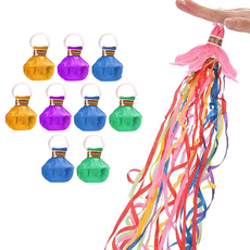 코히모 무소음 안전한 파티 손폭죽 10p 세트 5W0382, 1세트, 혼합색상