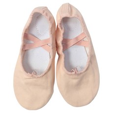 KID'S BALLETMALL 女童款布製芭蕾舞鞋