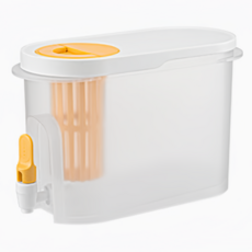 OMG 帶水龍頭冷飲桶, 1個, 白色, 3.9L
