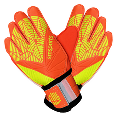 Dimis 運動員手指保護守門員手套 雙手穿戴組, 1套, 橘色