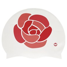 Moah矽膠泳帽, 1個, 玫瑰