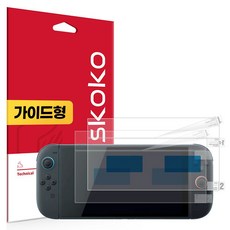 Skoko 任天堂 Switch 2 防油污螢幕保護貼 2入, NDG00080003, 1個, 單一顏色
