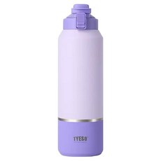 TYESO 泰碩 319運動保溫壺 C款, 紫色, 1個, 1.2L