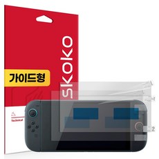 Skoko 任天堂 Switch 2 防指紋抗反光螢幕保護貼 2入, 1個, 單一顏色, NDG00080002