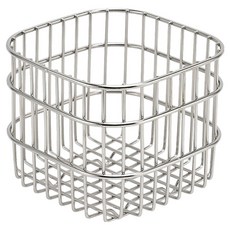 JLIFE OZEN 金屬多功能收納籃, 銀色, 1個