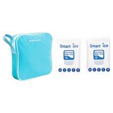 INCONTRO 智慧頸掛式帽墊專用 PCM 冰袋 + 增效包 2入組, 1套, 水藍色
