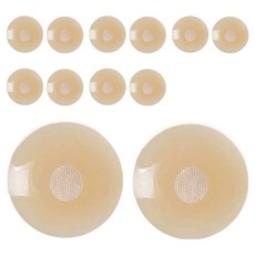 可愛圓形胸貼 6.5*6.5cm 膚色, 6個
