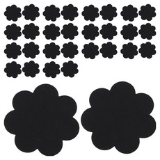 Potenkit OPP袋 簡易乳貼 黑色 7.5 x 7.5 cm 10入, 3個