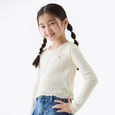 Tommy Hilfiger 女童款竹節棉T恤