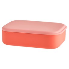 SiliPot 韓國產頂級矽膠便當盒基本組, 1個, 珊瑚粉