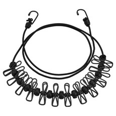 모든리드 어디든 접이식 빨래집게, 1개, 블랙