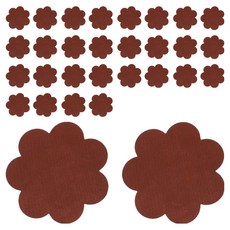 포텐키트 opp백 간편한 니플 커버 브라운 7.5 x 7.5 cm 10p, 3개