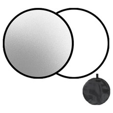 All is you 雙面反光板 銀色 白色 110cm, 1個, 單一商品