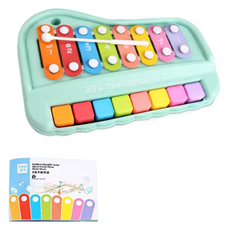 Daily On有趣的鐵琴 8板+樂譜組, 1套, 薄荷（木琴）