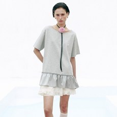 DEW E DEW E 女款寬鬆荷葉邊上衣