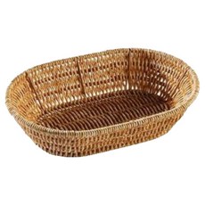 Likes 橢圓藤編籃, 1個, 混合色