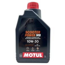 MOTUL Scooter Power MB 速克達專用機車機油 1L, 10W-30, 1瓶
