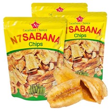 NUTRI365 N7 Saba 香蕉脆片, 3個, 100g